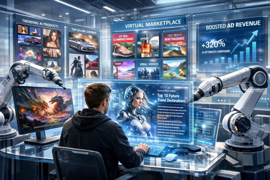 entdecken sie, wie generative ki im jahr 2026 die content-ökonomie revolutioniert, neue chancen schafft und die art und weise verändert, wie inhalte produziert und konsumiert werden.